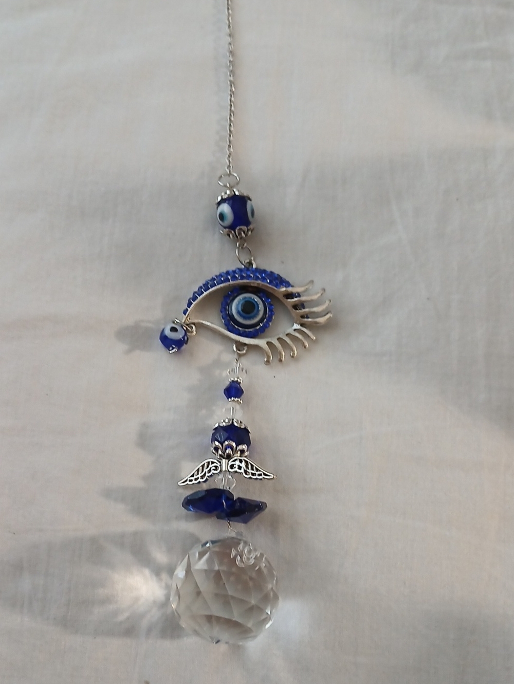 NWOT Blue Evil Eye Hanging Charm - Sun Catcher.
